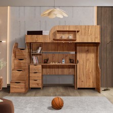 Setay Ranza, Litera Ranza Dolap Masa - Koyu Ceviz