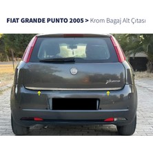 Fams Otomotiv  Fiat Grande Punto Krom Bagaj Alt Çıtası 2005> Paslanmaz Çelik