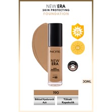 Note New Era Skin Protecting 190 Nemlendirici Etkili Spf 50 Hyaluronik Asitli Fondöten