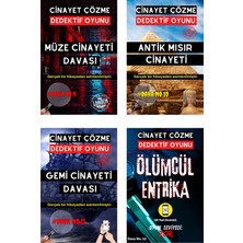 Gamebulance 12'Li Paket Cinayet Çözme - Ekonomik Paket Dedektif Oyunu - Çözülmeyen Davalar - Katil Kim Oyunu