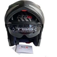 Ncr Vizörlü Mat Siyah Monster Kask