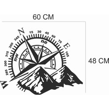 Modifiye Fabrikası Pusula Dağ Off Road Sticker Folyo