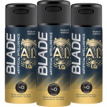 Blade Artificial Intelligence 1.0 Erkek Deodorant 3X150 ml