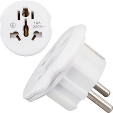 Powermaster Amerikan Ingiliz Fiş Adaptör Çevirici 16A 250V NK-605K