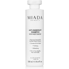 MIADA BEAUTY Anti-Dandruff Shampoo - Kepek Karşıtı Şampuan 250 ml