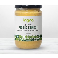 Ingro Glutensiz Fıstık Ezmesi (Parçacıklı Lezzet) 590 G