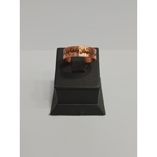 Elden Eve Bakır Nazar Duası Yazılı Bakır Yüzük 6mm LZRY0008-1