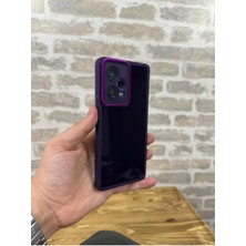 Vip Case Redmi Note 12 Pro |5g| Parlak Kamera ve Darbe Korumalı Kenarları Renkli Arkası Şeffaf  Berry Kılıf