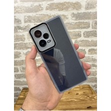 Vip Case Redmi Note 12 Pro |5g| Parlak Kamera ve Darbe Korumalı Kenarları Renkli Arkası Şeffaf  Berry Kılıf