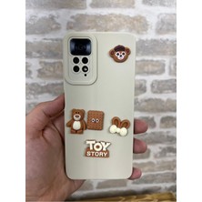 Vip Case Redmi Note 11 Pro ve Note 12 Pro |4g| Uyumlu Ayıcık Desenli Sevimli Silikon Lansman Toy Bear Kılıf