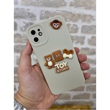 Vip Case Iphone 11 Ayıcık Desenli Sevimli Silikon Lansman Toy Bear Kılıf