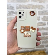 Vip Case Iphone 11 Ayıcık Desenli Sevimli Silikon Lansman Toy Bear Kılıf