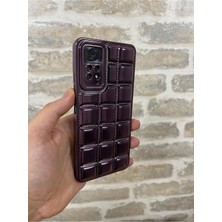 Vip Case Redmi Note 11 Pro ve Note 12 Pro |4g| Uyumlu Kabartmalı Dikiş Detaylı Baklava Desenli Parlak Vivid