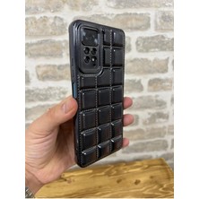 Vip Case Redmi Note 11 Pro ve Note 12 Pro |4g| Uyumlu Kabartmalı Dikiş Detaylı Baklava Desenli Parlak Vivid