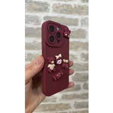 Vip Case Iphone 15 Pro Max Ayıcık Desenli Sevimli Silikon Lansman Toy Bear Kılıf