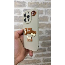 Vip Case Iphone 15 Pro Ayıcık Desenli Sevimli Silikon Lansman Toy Bear Kılıf