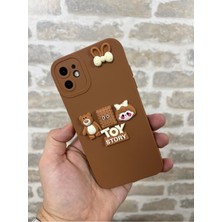 Vip Case Iphone 11 Ayıcık Desenli Sevimli Silikon Lansman Toy Bear Kılıf