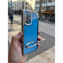 Vip Case Samsung A32 4g Kılıf Logo Detaylı Kenarları Renkli Kamera Korumalı Luxury Omega Kılıf