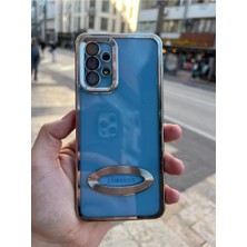 Vip Case Samsung A32 4g Kılıf Logo Detaylı Kenarları Renkli Kamera Korumalı Luxury Omega Kılıf