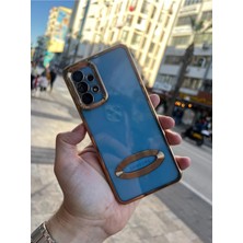 Vip Case Samsung A32 4g Kılıf Logo Detaylı Kenarları Renkli Kamera Korumalı Luxury Omega Kılıf