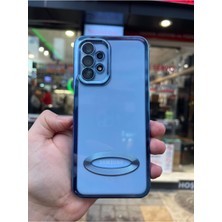 Vip Case Samsung Galaxy A34 Uyumlu Logo Detaylı Kenarları Renkli Kamera Korumalı Luxury Omega Kılıf