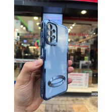 Vip Case Samsung Galaxy A34 Uyumlu Logo Detaylı Kenarları Renkli Kamera Korumalı Luxury Omega Kılıf