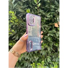 Vip Case Xiaomi Redmi Note 10 / 10S Uyumlu Logo Detaylı Kenarları Renkli Kamera Korumalı Luxury Omega Kılıf