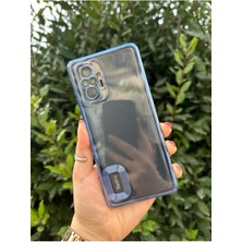 Vip Case Xiaomi Redmi Note 10 / 10S Uyumlu Logo Detaylı Kenarları Renkli Kamera Korumalı Luxury Omega Kılıf