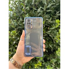 Vip Case Xiaomi Redmi Note 10 / 10S Uyumlu Logo Detaylı Kenarları Renkli Kamera Korumalı Luxury Omega Kılıf