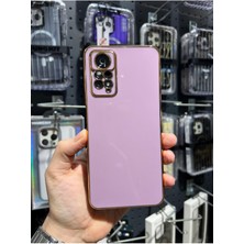 Vip Case Redmi Note 11 Pro ve Redmi Note 12 Pro (4g) Uyumlu Gold Kenarlı Parlak Kamera Korumalı Yumuşak Silikon Bark Kılıf