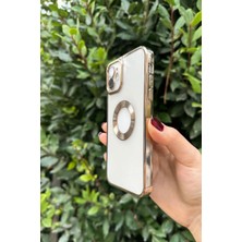 Vip Case Iphone 11 Logo Detaylı Kenarları Renkli Kamera Korumalı Luxury Omega Kılıf