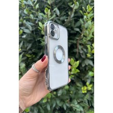 Vip Case Iphone 11 Logo Detaylı Kenarları Renkli Kamera Korumalı Luxury Omega Kılıf