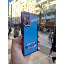 Vip Case Samsung A32 4g Kılıf Logo Detaylı Kenarları Renkli Kamera Korumalı Luxury Omega Kılıf