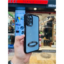 Vip Case Samsung Galaxy A34 Logo Detaylı Kenarları Renkli Kamera Korumalı Luxury Omega Kılıf