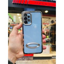 Vip Case Samsung Galaxy A34 Logo Detaylı Kenarları Renkli Kamera Korumalı Luxury Omega Kılıf