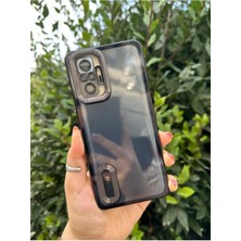 Vip Case Xiaomi Redmi Note 10 / 10S Uyumlu Logo Detaylı Kenarları Renkli Kamera Korumalı Luxury Omega Kılıf