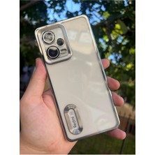 Vip Case Xiaomi Redmi Note 12 Pro 5g Kamera Korumalı Şeffaf Logo Gösteren Kenarları Parlak Lüx Omega Kılıf