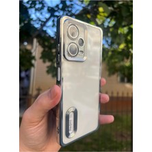 Vip Case Xiaomi Redmi Note 12 Pro 5g Kamera Korumalı Şeffaf Logo Gösteren Kenarları Parlak Lüx Omega Kılıf