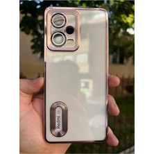 Vip Case Xiaomi Redmi Note 12 Pro 5g Kamera Korumalı Şeffaf Logo Gösteren Kenarları Parlak Lüx Omega Kılıf