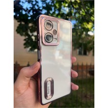 Vip Case Xiaomi Redmi Note 12 Pro 5g Kamera Korumalı Şeffaf Logo Gösteren Kenarları Parlak Lüx Omega Kılıf