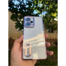 Vip Case Xiaomi Redmi Note 12 Pro 5g Kamera Korumalı Şeffaf Logo Gösteren Kenarları Parlak Lüx Omega Kılıf