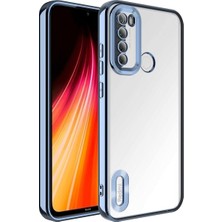 Vip Case Xiaomi Redmi Note 8 Logo Detaylı Kenarları Renkli Kamera Korumalı Luxury Omega Kılıf