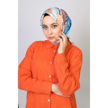 Nesscarf Atene Twill Eşarp Mavi