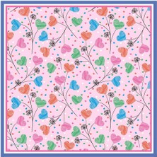 Nesscarf Amore Twill Eşarp Pembe