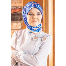 Nesscarf Loly Twill Eşarp Mavi