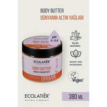 Body Butter, Besleyici Ve Yoğun Nemlendirici Vücut Kremi Doğal İçerikli World’s Golden Oils, 380 ml