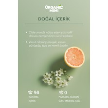 Vücut Nemlendiricisi, Hafif Vücut Kremi Sıkılaştırıcı Vücut Sorbesi Mine Çiçeği ve Pomelo, 200 ml