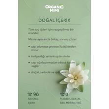 Saç Maskesi Jojoba ve Nilüfer Çiçeği, Eksta Hacim ve Parlaklık Verir Kırılmayı Önler, Nemlendirici, Güçlendirici 200 ml