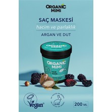 Saç Bakım Maskesi Nemlendirici Besleyici, Argan Yağı Ve Dut Özlü Hacim Ve Parlaklık, 200 ml