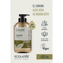 Sıvı El Sabunu Nemlendirici Yumuşatıcı Aloe Vera Ve Badem %97,6 Doğal Sıvı Sabun, 400 ml